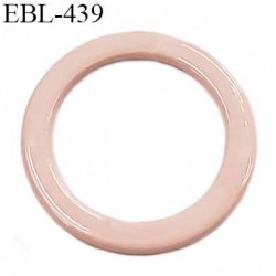 Anneau 10 mm en métal laqué rosé chair  brillant  pour soutien gorge diamètre intérieur 10 mm prix à l'unité haut de gamme