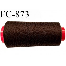Cone de 2000 m fil Polyester Coats épic fil n° 30 couleur marron longueur de 2000 mètres bobiné en France
