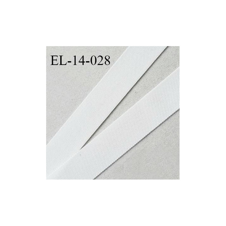 Elastique lingerie 14 mm petit grain couleur ivoire haut de gamme prix au mètre