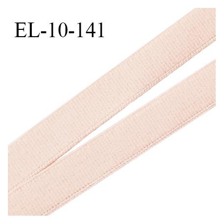 Elastique 10 mm lingerie haut de gamme couleur rose lytchée fabriqué France grande marque largeur 10 mm prix au mètre