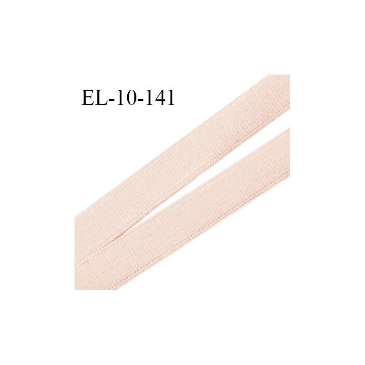 Elastique 10 mm lingerie haut de gamme couleur rose lytchée fabriqué France grande marque largeur 10 mm prix au mètre