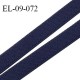 Elastique 9 mm lingerie couleur bleu marine (outremer) largeur 9 mm haut de gamme Fabriqué en France prix au mètre