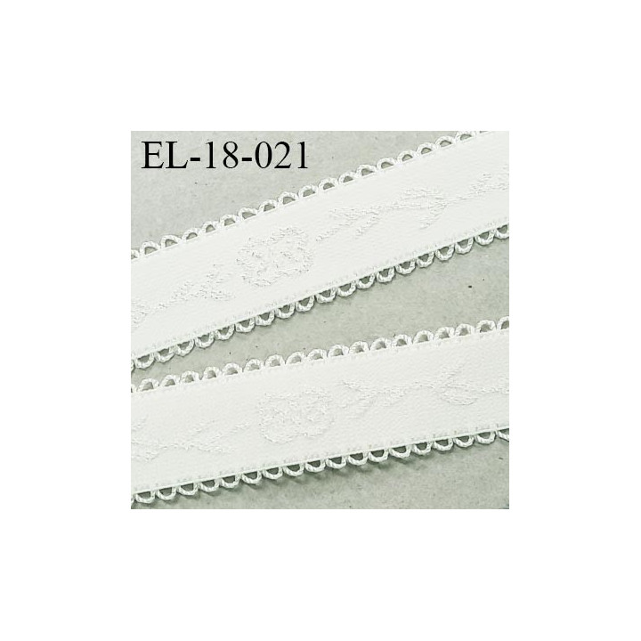 Elastique 18 mm bretelle et lingerie et autre très  belle qualité couleur chantilly largeur 18 mm + picot prix au mètre