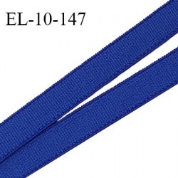 Elastique 10 mm lingerie haut de gamme couleur bleu électrique élastique souple fabriqué France prix au mètre