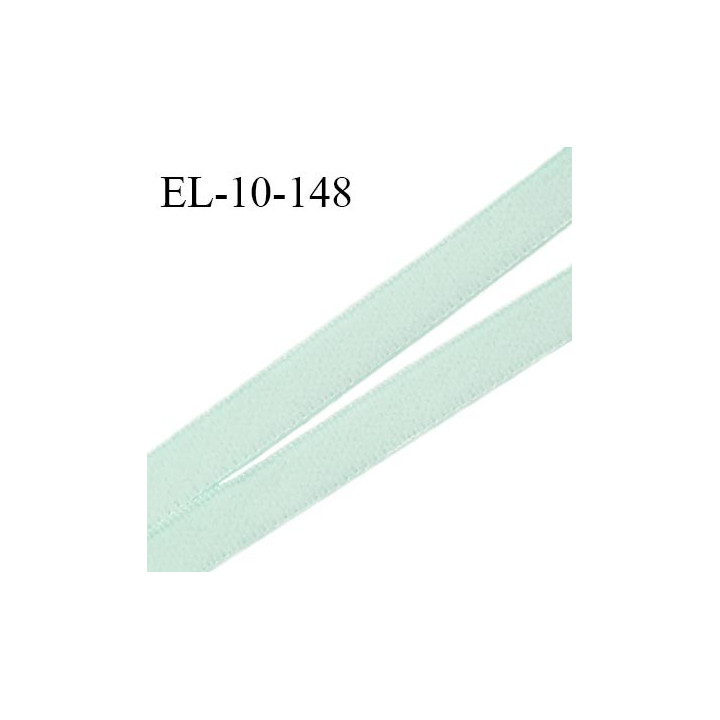 Elastique 10 mm lingerie haut de gamme couleur pistache pastel élastique souple fabriqué France prix au mètre
