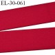 élastique 30 mm spécial lingerie, sport caleçon couleur rouge oeko-tex haut de gamme prix au mètre