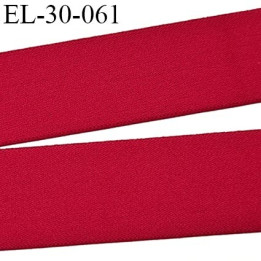 élastique 30 mm spécial lingerie, sport  caleçon couleur rouge oeko-tex haut de gamme prix au mètre