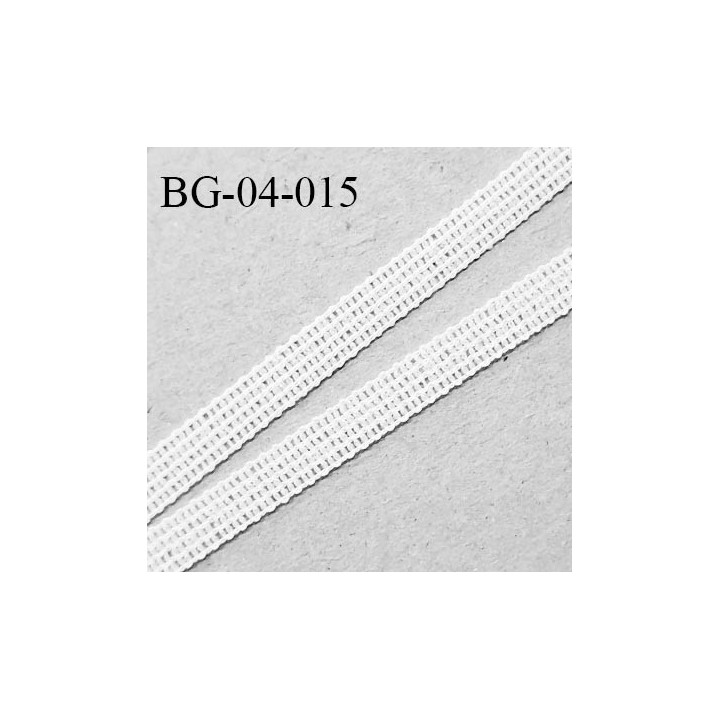 Droit fil à plat 4 mm spécial lingerie et prêt-à-porter couleur blanc grande marque fabriqué en France prix au mètre