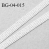 Droit fil à plat 4 mm spécial lingerie et prêt-à-porter couleur blanc grande marque fabriqué en France prix au mètre