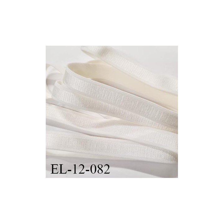 Elastique 12 mm bretelle lingerie haut de gamme fabriqué en France couleur chantilly élastique souple et brillant prix au mètre