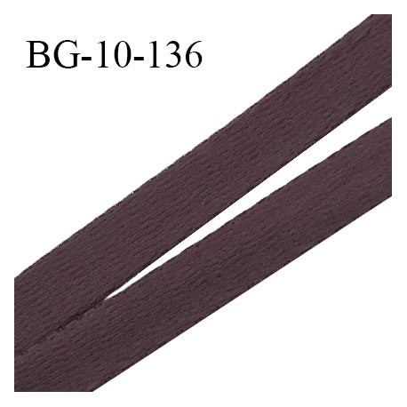 Devant bretelle 10 mm en polyamide attache bretelle rigide couleur ébène haut de gamme prix au mètre