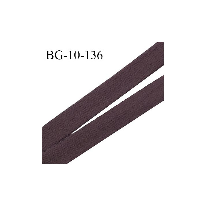 Devant bretelle 10 mm en polyamide attache bretelle rigide couleur ébène haut de gamme prix au mètre