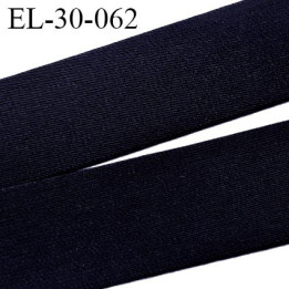 élastique 30 mm spécial lingerie, sport  caleçon couleur noir tirant sur le marine oeko-tex haut de gamme prix au mètre