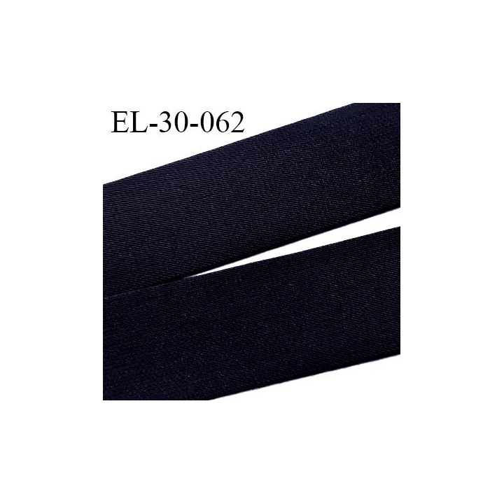 élastique 30 mm spécial lingerie, sport  caleçon couleur noir tirant sur le marine oeko-tex haut de gamme prix au mètre