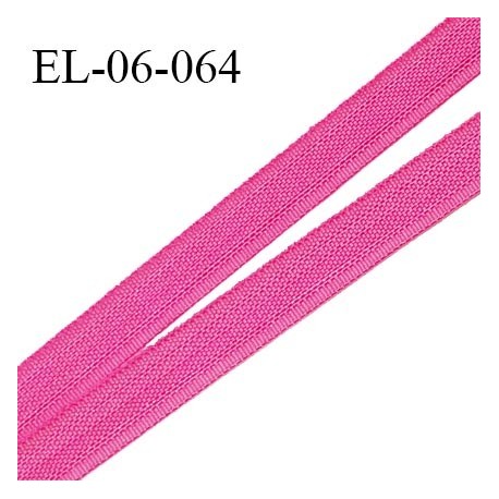 Elastique 6 mm fin spécial lingerie couleur fuschia grande marque fabriqué en France prix au mètre