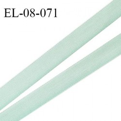 Elastique 8 mm fin spécial lingerie polyamide élasthanne couleur vert tendre grande marque fabriqué en France prix au mètre