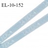 Elastique lingerie 10 mm très haut de gamme élastique souple couleur bleu inscription La Perla largeur 10 mm prix au mètre