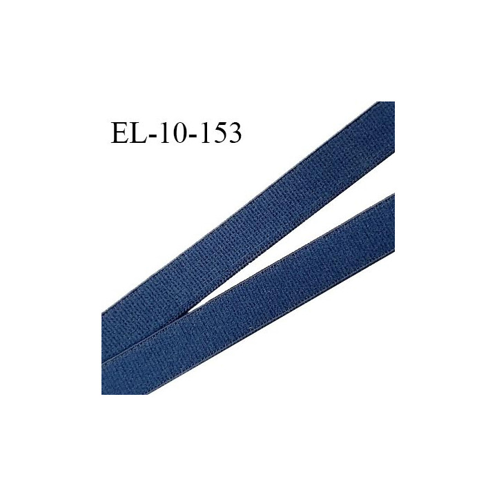 Elastique 10 mm lingerie haut de gamme fabriqué en France couleur bleu marine élastique souple largeur 10 mm prix au mètre