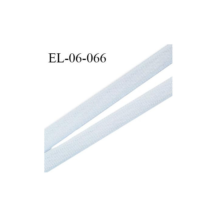 Elastique 6 mm fin spécial lingerie couleur bleu ciel grande marque fabriqué en France prix au mètre