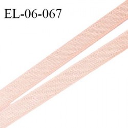 Elastique 6 mm fin spécial lingerie couleur rose pêche grande marque fabriqué en France prix au mètre