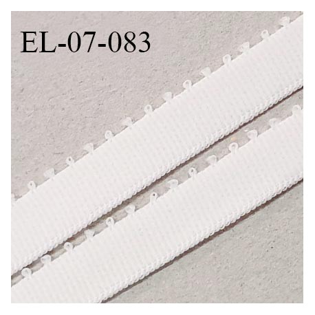 Elastique 7 mm bretelle et lingerie couleur ivoire haut de gamme Fabriqué en France prix au mètre