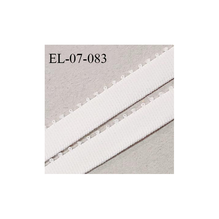 Elastique 7 mm bretelle et lingerie couleur ivoire haut de gamme Fabriqué en France prix au mètre