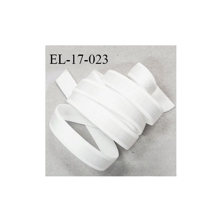Elastique 16 mm bretelle et lingerie couleur écru brillant très beau fabriqué en France pour une grande marque prix au mètre