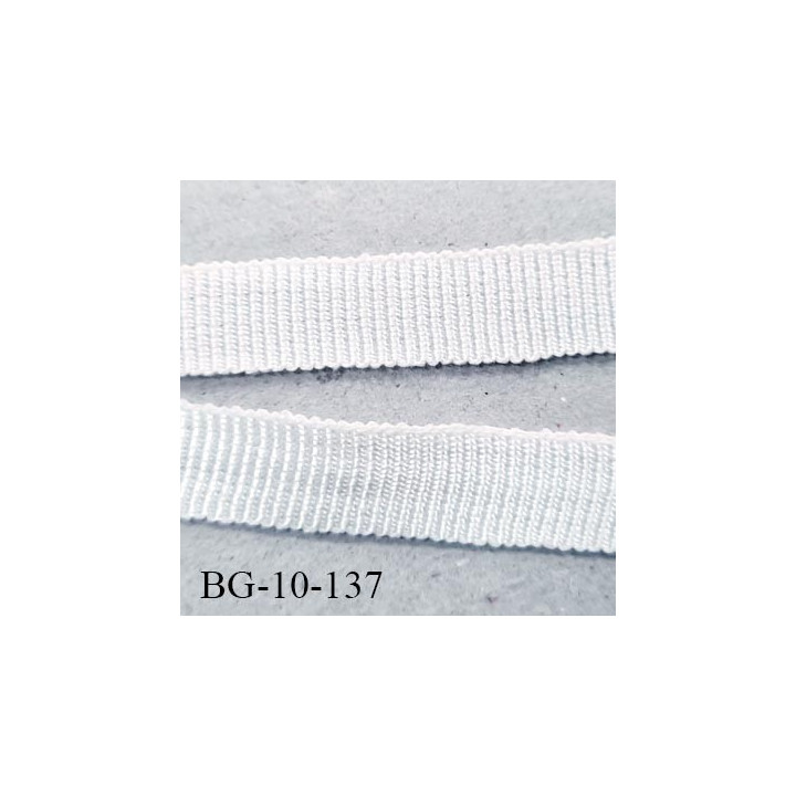 Galon 10 mm couleur blanc petit grain en coton très solide largeur 10 mm prix au mètre