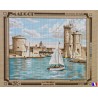 Canevas à broder 50 x 65 cm marque MARGOT création de Paris la Rochelle d'après NOEL fabrication française