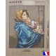 Canevas à broder 50 x 65 cm marque MARGOT création de Paris Madonnina d'après FERRUZZI fabrication française