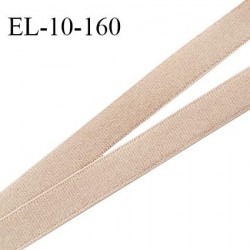 Elastique 10 mm lingerie haut de gamme fabriqué en France couleur beige poudré élastique souple largeur 10 mm prix au mètre
