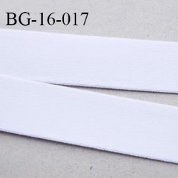 Devant bretelle 16 mm polyamide attache bretelle rigide pour anneaux couleur blanc haut de gamme prix au mètre