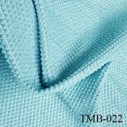 Tissu maillot de bain très haut de gamme couleur bleu lagon largeur 130 cm 150 grs au m2 prix pour 10 centimètres