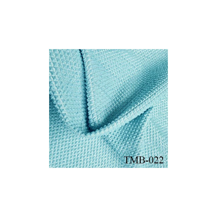 Tissu maillot de bain très haut de gamme couleur vert lagon largeur 130 cm 150 grs au m2 prix pour 10 centimètres