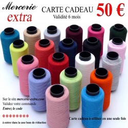 carte cadeau 50 €