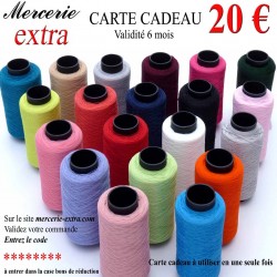 carte cadeau 20 €