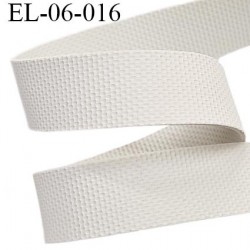 Elastique largeur 6 mm épaisseur 0.8 mm caoutchouc gomme laminette gros grain très très résistantes couleur gris blanc