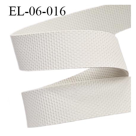 Elastique caoutchouc gomme laminette largeur 6 mm épaisseur 0.8 mm gros grain très très résistantes couleur gris blanc