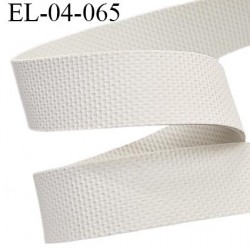 Elastique gomme largeur 4 mm épaisseur 0.6 mm caoutchouc laminette gros grain très très résistantes couleur gris blanc