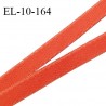 Elastique 10 mm lingerie haut de gamme fabriqué en France couleur orange pastel élastique souple doux au toucher prix au mètre