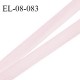 Elastique 8 mm fin spécial lingerie couleur rose pâle grande marque fabriqué en France prix au mètre