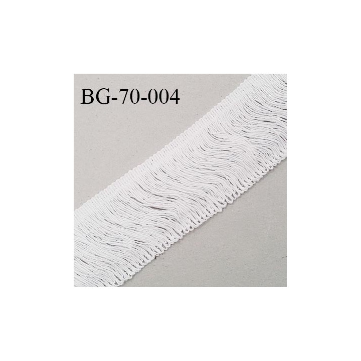 Galon frange 70 mm couleur naturel largeur 70 mm prix au mètre