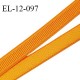 Elastique 12 mm lingerie haut de gamme fabriqué en France couleur orange bonne élasticité prix au mètre