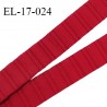 Elastique 16 mm bretelle et lingerie haut de gamme couleur rouge baiser largeur 16 mm fabriqué en France prix au mètre