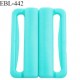 Boucle clip 25 mm attache réglette pvc spécial maillot de bain couleur bleu lagon prix à l'unité