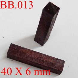 pièce en bois éxotique 40 x 6 mm   POUR REPARER OU CREER VOS BIJOUX BICHE DE BERE