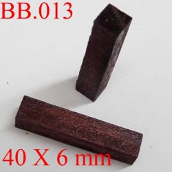 pièce en bois éxotique 40 x 6 mm POUR REPARER OU CREER VOS BIJOUX BICHE DE BERE