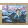 Canevas à broder 50 x 60 cm marque MAINS D'OR thème "aphrodite sortant des eaux"