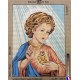 Canevas à broder 45 x 65 cm marque ROYAL PARIS thème le divin enfant d'après A.Matinelli made i France