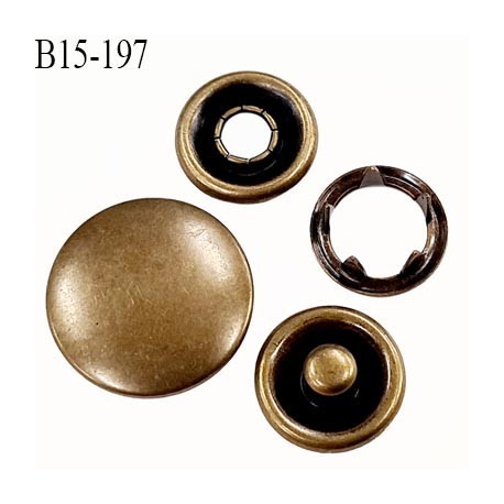 Boutons pression - Boutons pression - 15 mm - Couture loisirs